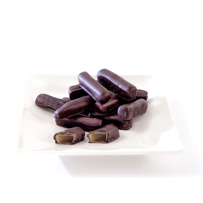 Gengibre em chocolate preto - Vegano